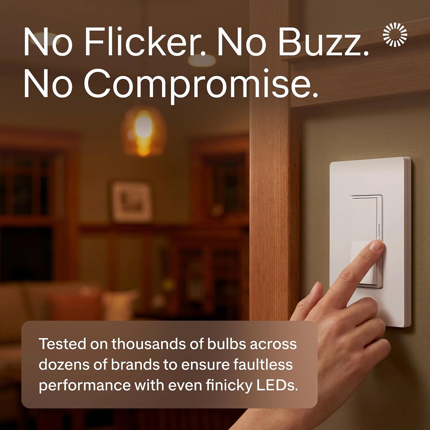 Lutron Diva LED+ Dimmer Switch, Paddle Dimmer, Single Pole/3-way