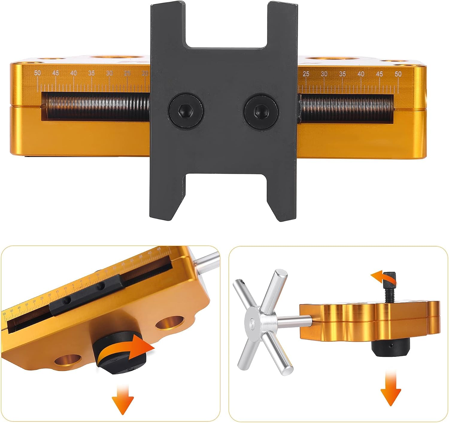 Sight Pusher Tool with Heavy-Duty Aluminum Frame and Rotatable Sight Prong