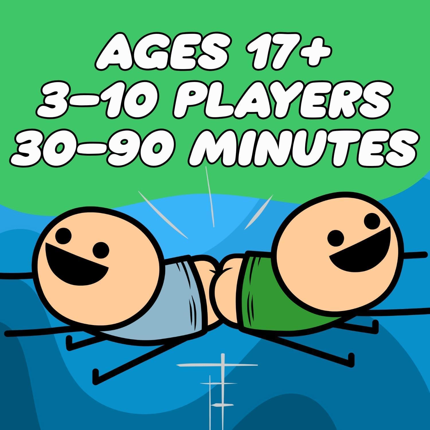 Joking Hazard by Cyanide & Happiness - 360+ Funny & Inappropriate Comic Cards, Hilarious Party Games | Includes Add-Your-Own-Words Cards