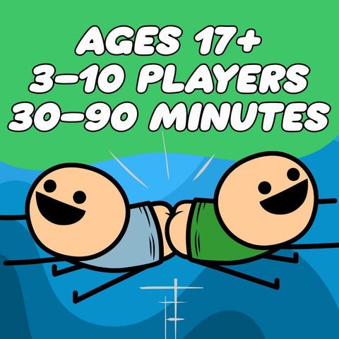 Joking Hazard by Cyanide & Happiness - 360+ Funny & Inappropriate Comic Cards, Hilarious Party Games | Includes Add-Your-Own-Words Cards