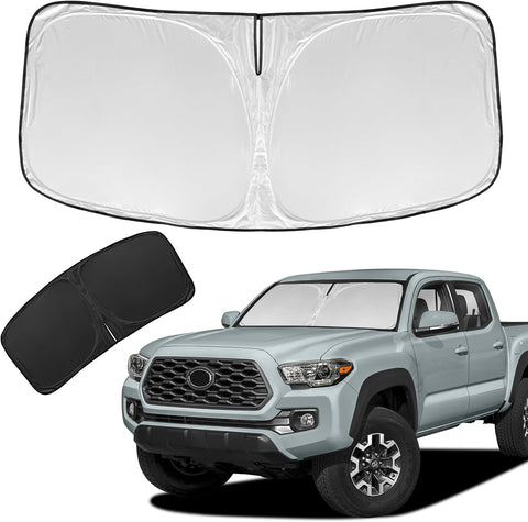 for Toyota Tacoma 2016-2024 2025 2026 Sun Shade Sunshade Windshield Cover