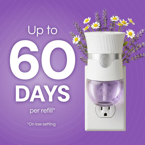 Air Wick Plug In Refills, Lavender & Chamomile, Essential Oils,10 count