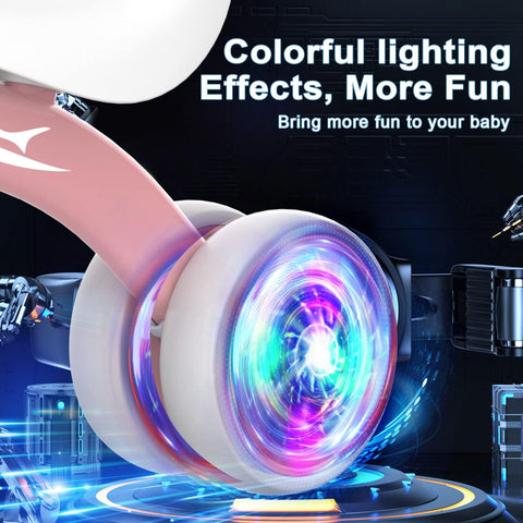 Gamfeiny Colorful Lighting Baby Balance Bike Toys for 1 Year Old Boy Girl Gifts, 10-36 Month Toddler Balance Bike, No Pedal 4 Silence Wheels & Soft Seat First Riding on Toys, 1st Birthday Gifts