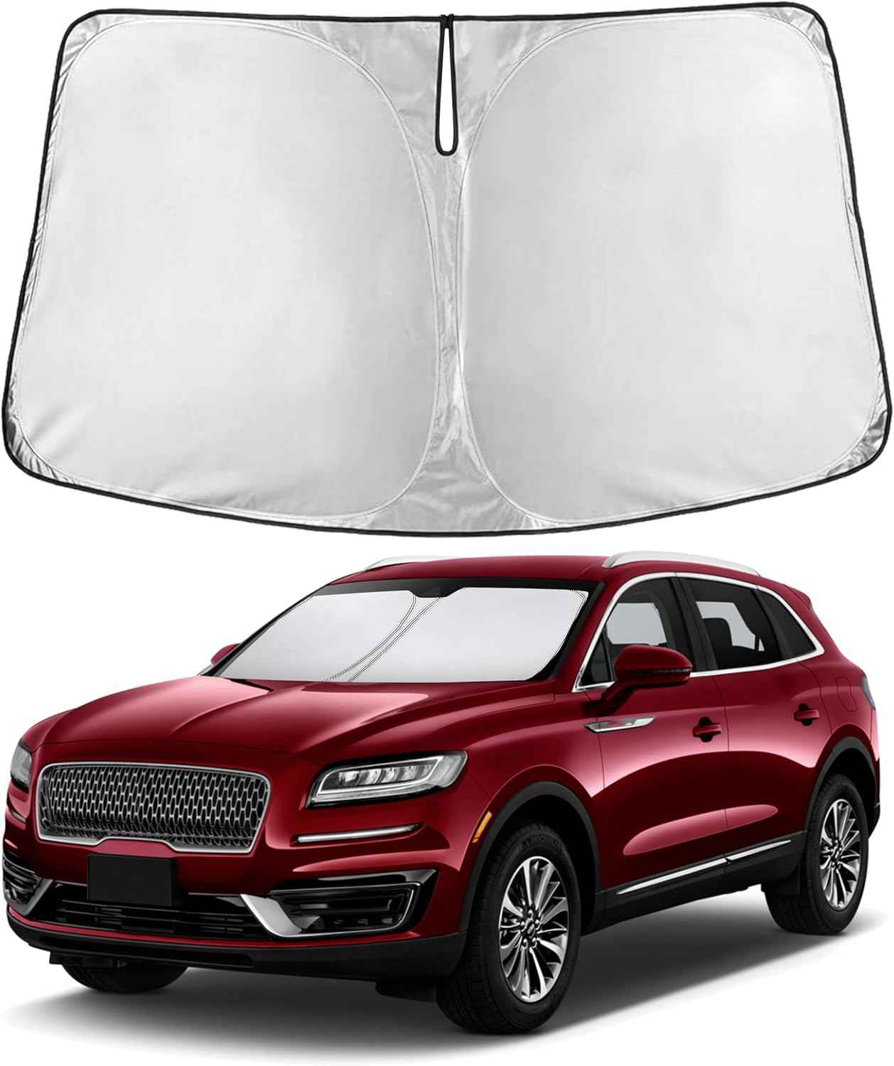 EcoNour Windshield Sunshade Compatible for Lincoln Nautilus 2019-2022 2023