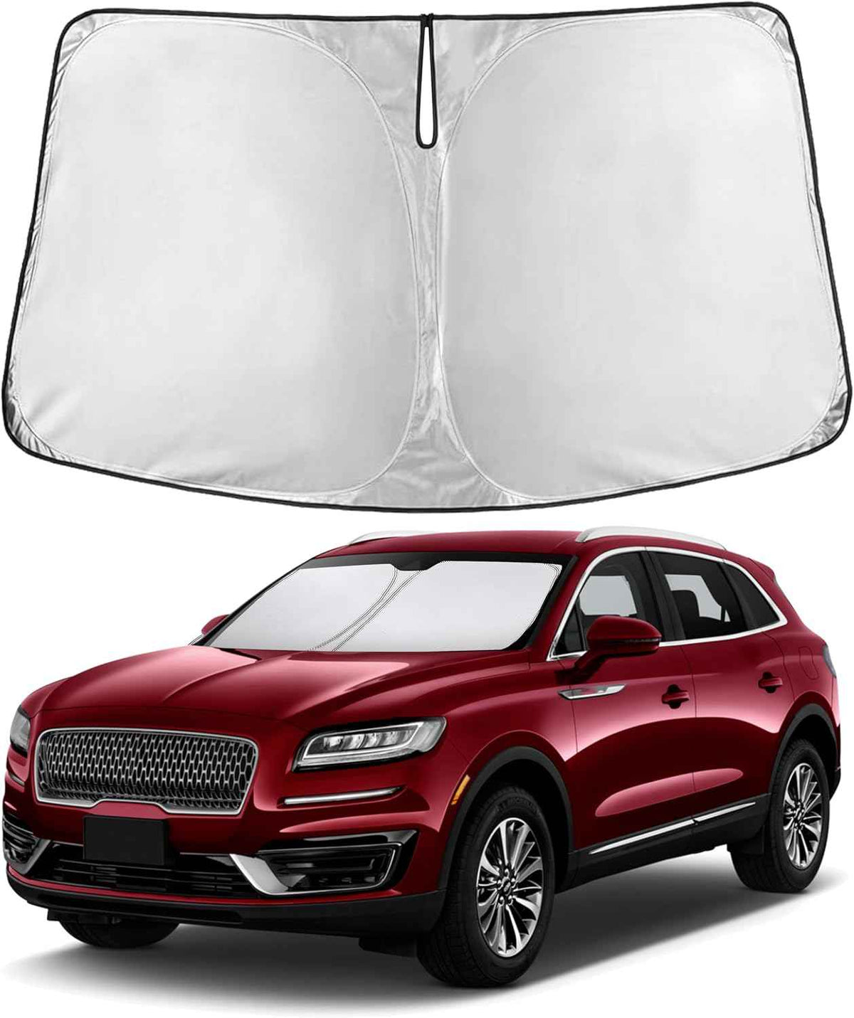EcoNour Windshield Sunshade Compatible for Lincoln Nautilus 2019-2022 2023