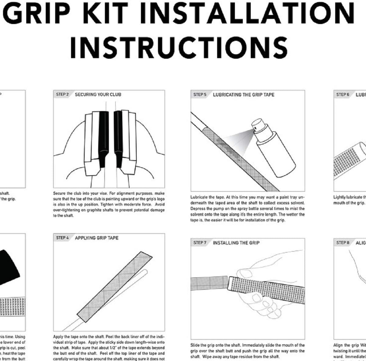 Winn Dri-Tac Wrap 9 Piece Golf Grip Bundle