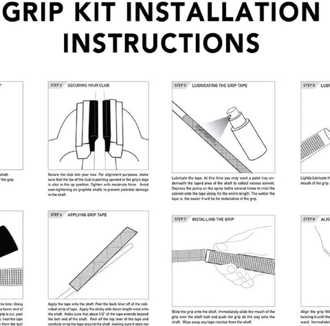 Winn Dri-Tac Wrap 9 Piece Golf Grip Bundle