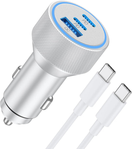 WODENTA for iPhone 17/16/15 Pro Max Car Charger, 67W Fast USB C Car Charger