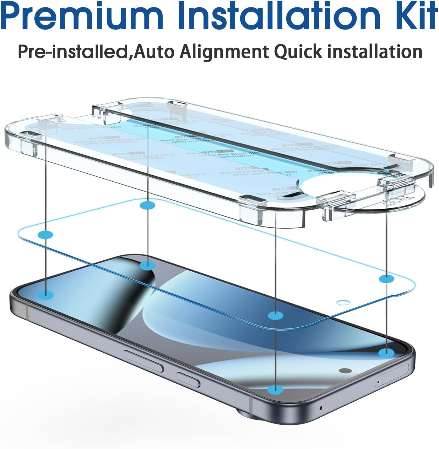 amFilm OneTouch for Google Pixel 10 Pro/Pixel 10 [6.3''] Screen Protector