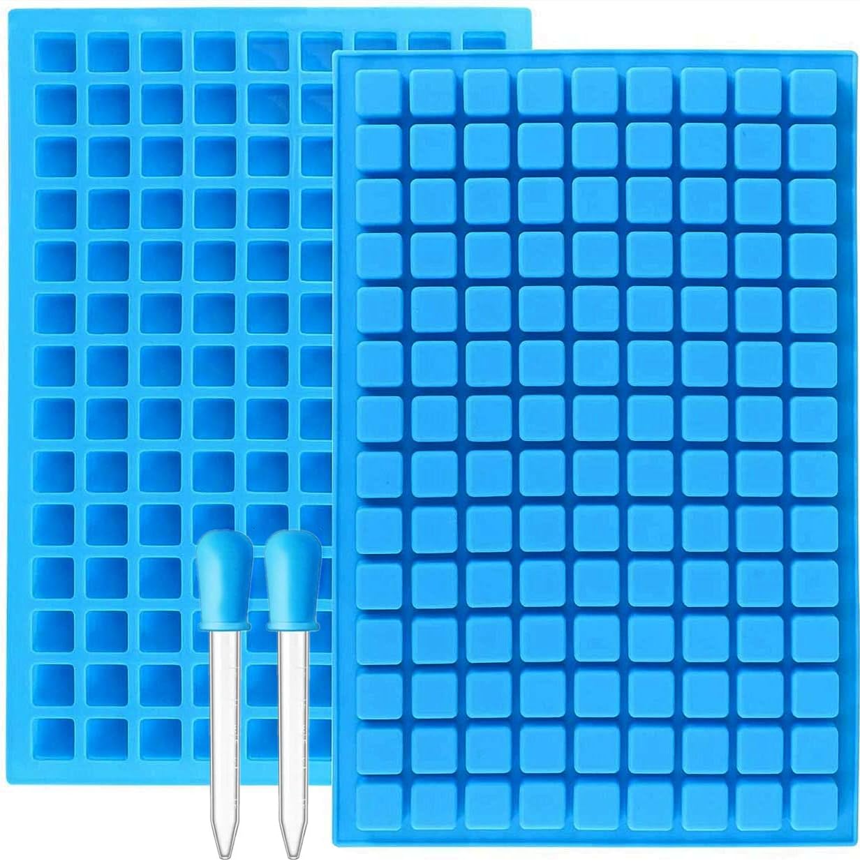 JOERSH Square Candy Molds, 252 Cavities, 2Pcs