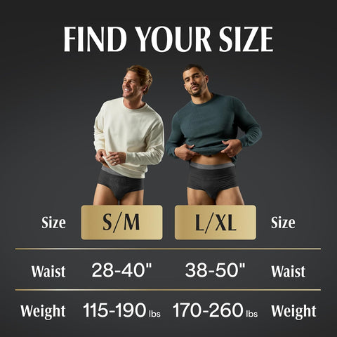 Depend Real Fit Incontinence Underwear for Men, L/XL, 52 Count