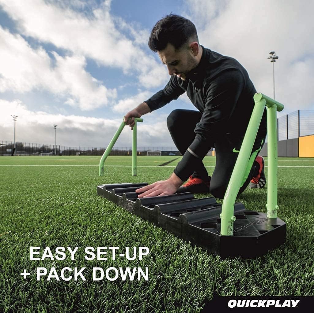 QUICKPLAY Replay Station Soccer Rebounder Board - 4-in-1 Passing Trainer