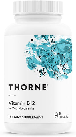 THORNE Vitamin B12 1,000 mcg, Active Methylcobalamin, 60 Capsules