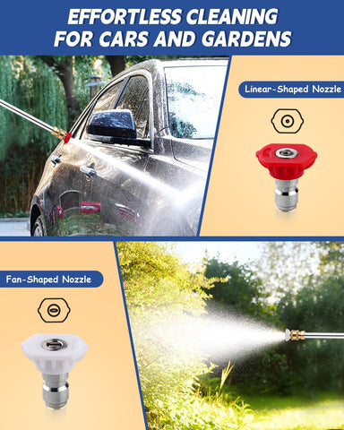 2026 Upgraded Jet Nozzle Power Washer for Garden Hose