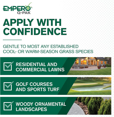 Atticus Empero Q-Pak Nutsedge Killer (2 Pack) Turf Herbicide - Kills Nut Grass in Established Lawns, Ornamental Turfgrass, & Landscape Areas - Halosulfuron