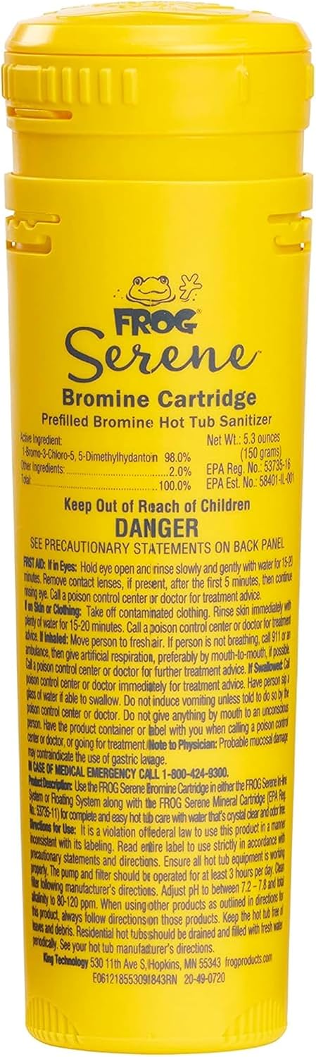 FROG Serene Replacement Bromine Cartridges, 1 Pack