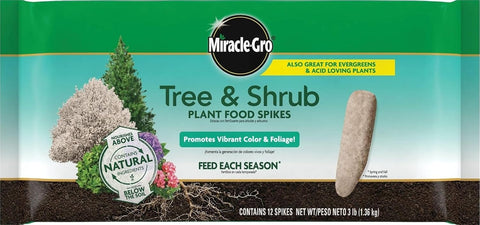 Miracle-Gro Tree & Shrub Plant Food Spikes, 12 Spikes