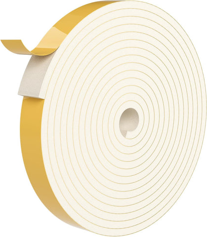 EVA Weather Stripping Foam Insulation Tape with Adhesive Foam Door Seal Weather Strip for Door Frame/Window/Gaps/Insulation/Buffer