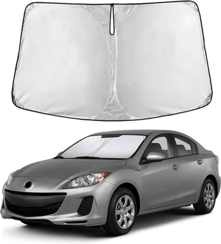 EcoNour Windshield Sunshade Compatible for Mazda 3 2010-2011 2012 2013