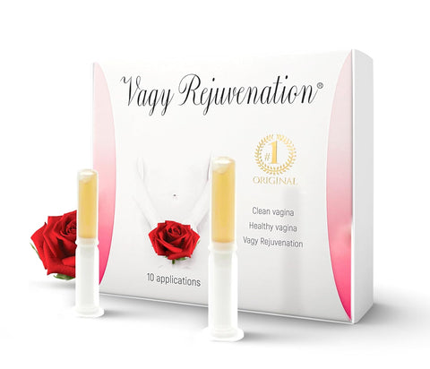 Vagy Rejuvenation Herbal Gels - Application Vaginal Treatment - Natural Moisturizer for Dryness Treatment - Helps Vaginal pH Balance - Botanical Gel for Menopausal Women (10 Apl)