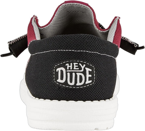 HEYDUDE Men's Wally Tri Slip On Loafer | College Team Logo