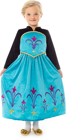 Little Adventures Ice Queen Coronation Dress Up Costume for Girls