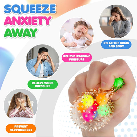 6 Set Squishy Sensory Stress Squeezing Balls for Adults