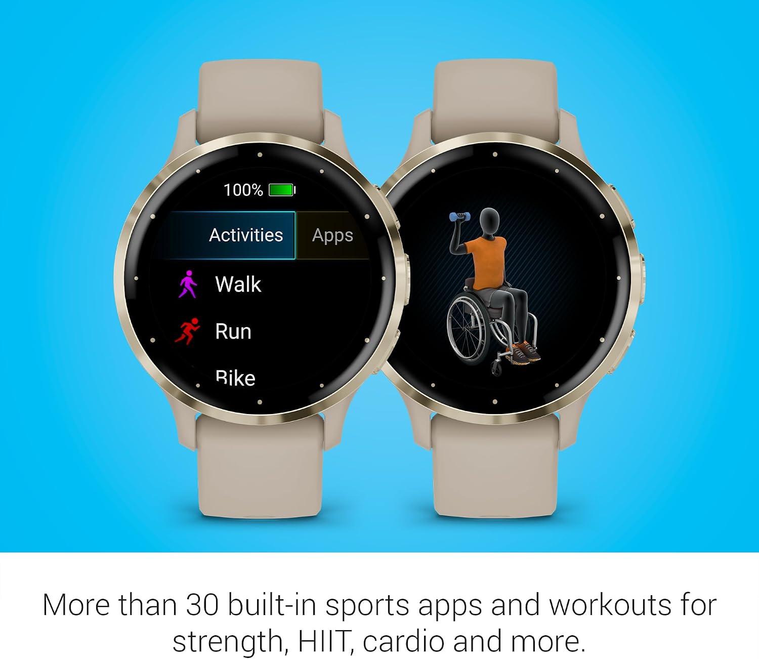 Garmin Venu® 3S, Premium Fitness Smartwatch, 41mm, French Gray