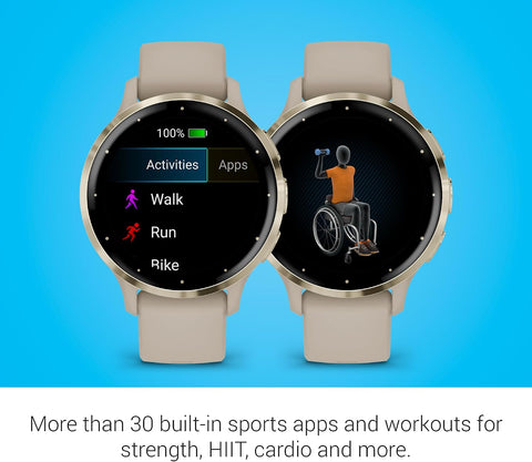 Garmin Venu® 3S, Premium Fitness Smartwatch, 41mm, French Gray