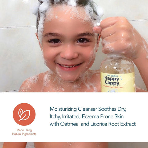 Happy Cappy Baby Shampoo & Body Wash - Infants, Toddlers, & Kids - 8 fl oz