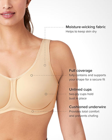 Wacoal Women's Simone Sport Underwire Bra, 855170