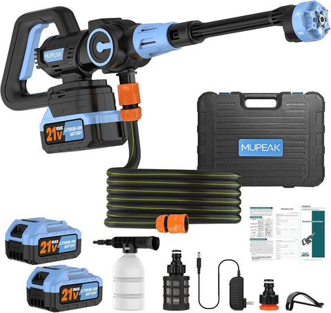 Cordless Power Washer 1500PSl, Portable Power Washer, Blue