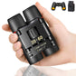 QICBIUD Compact Binoculars, HD Mini Portable Outdoor Binoculars, Pocket Lightweight Folding Binoculars for Adults and Children Bird Watching Hunting, Watching Shows, Traveling and Tourism,...