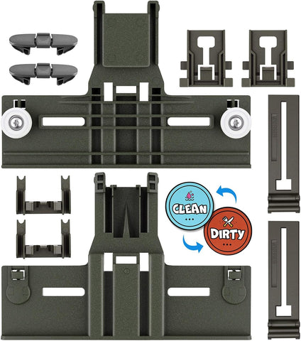 Upgraded W10350375 W10712395 Dishwasher Top Rack Adjuster Replacement Parts