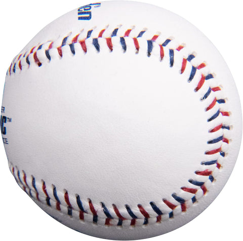 Baden Ballistic Leather Pitching Machine Baseballs | Durable Leather Construction for Consistent Performance, 12-Pack