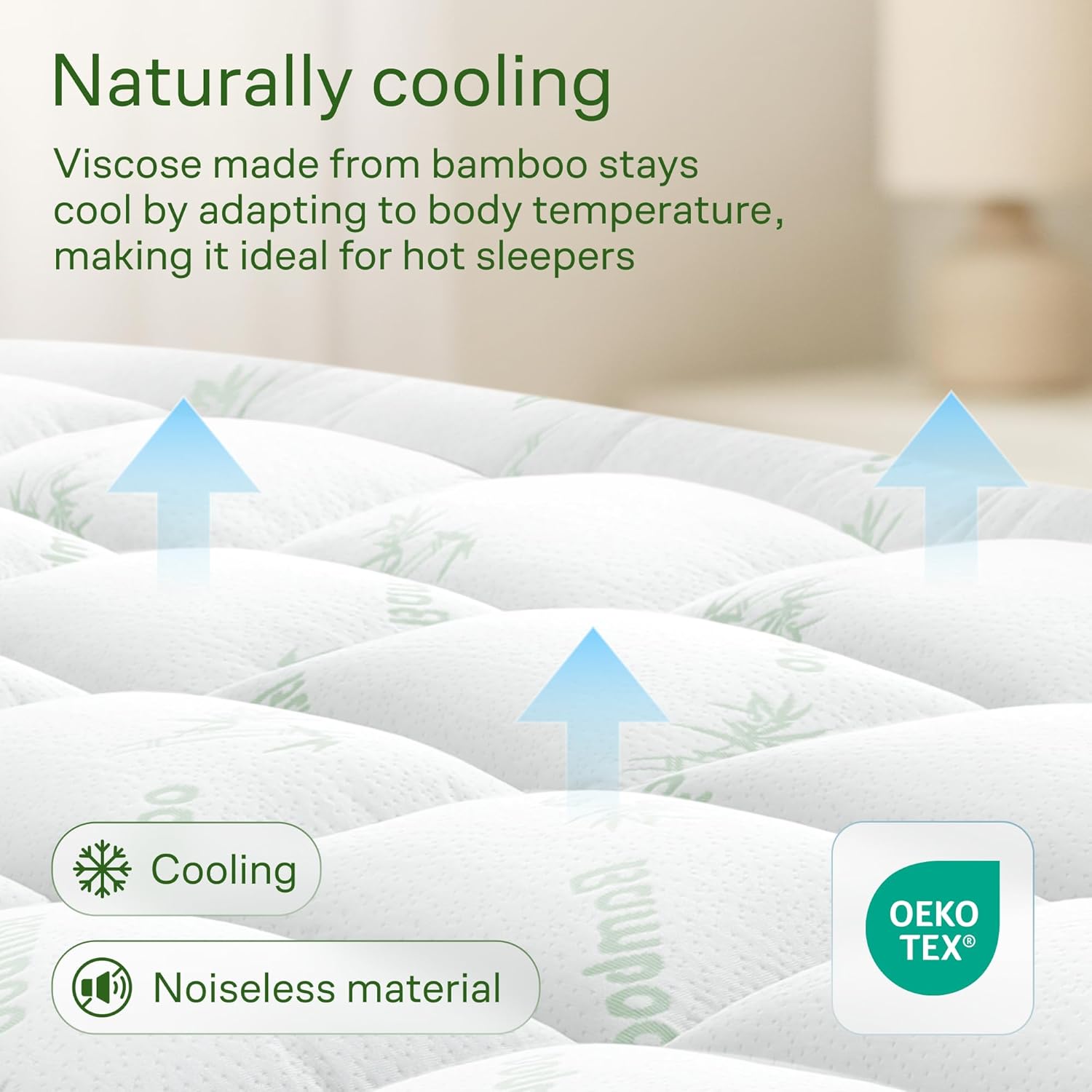 Niagara Sleep Solution Queen Ultra Soft Mattress Topper — Back Pain Relief