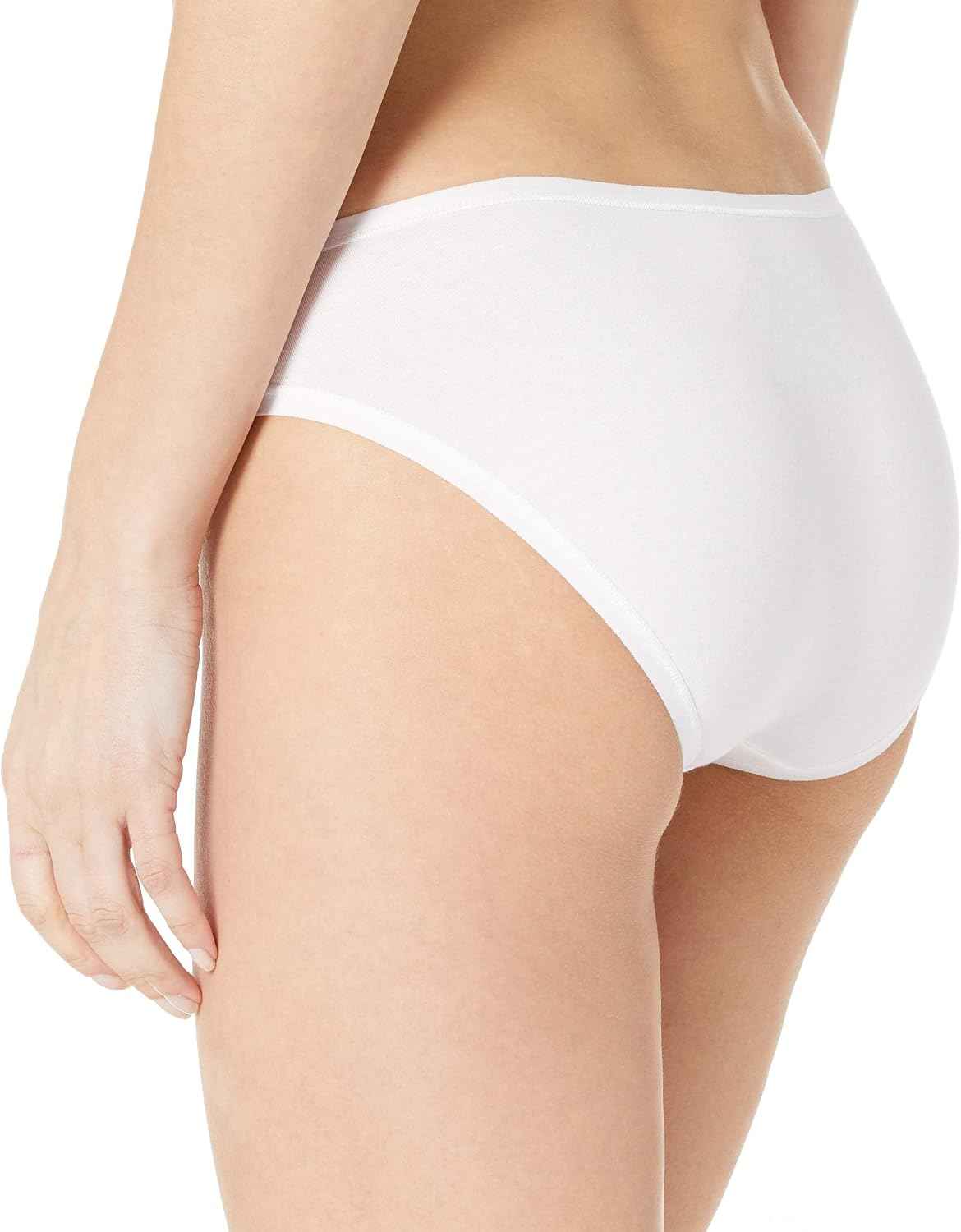 Amazon Essentials Women's Cotton Spandex Bikini Brief Underwear (Available in Plus Size)