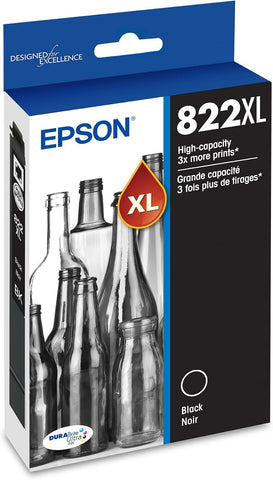 Epson 822XL Genuine High Capacity Black Ink Cartridge T822XL120