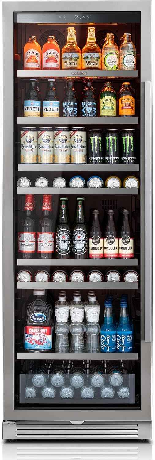 Ca'Lefort 24 inch 468 Can Beverage Refrigerator, Tall Beverage Fridge