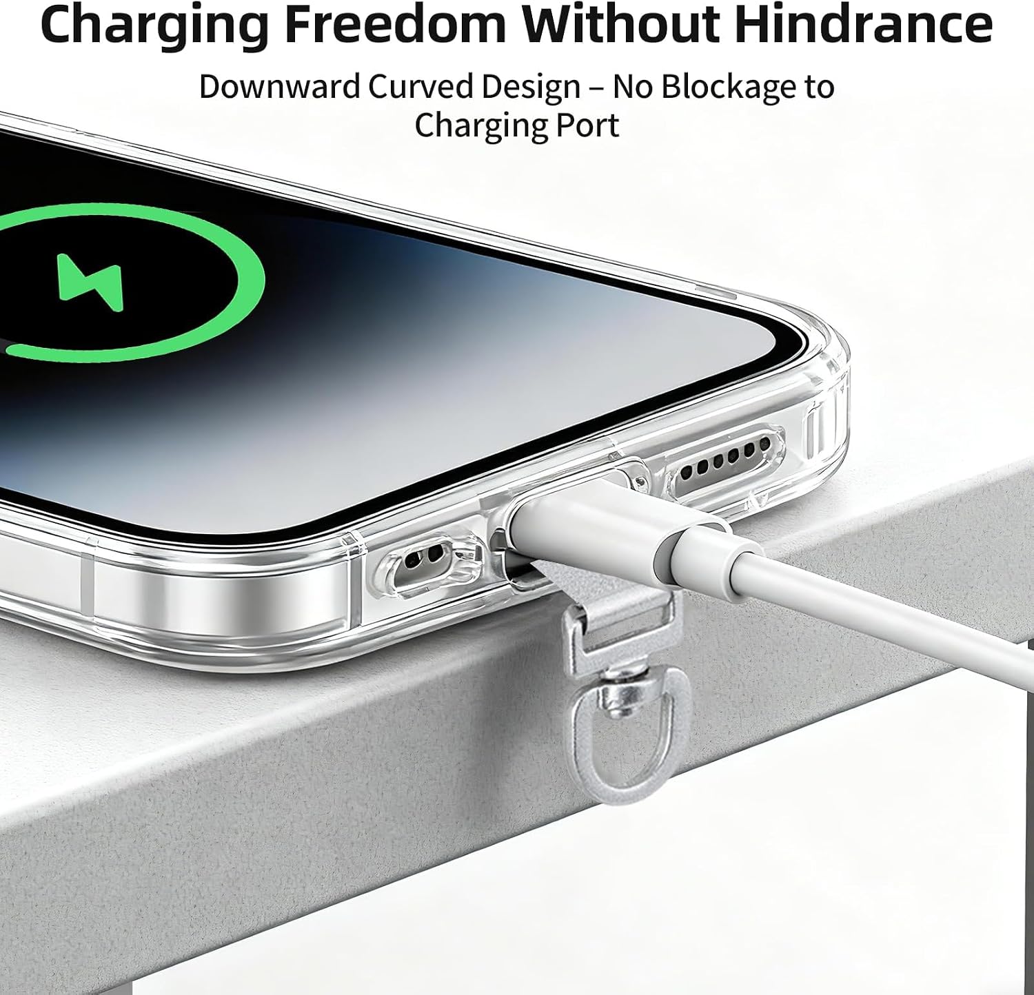 Yojaro 360° Rotating Stainless Steel Phone Tether Tab (3-Pack) - Universal for iPhone & Other Phones (Fits Wristbands/Necklaces/Crossbody Straps)