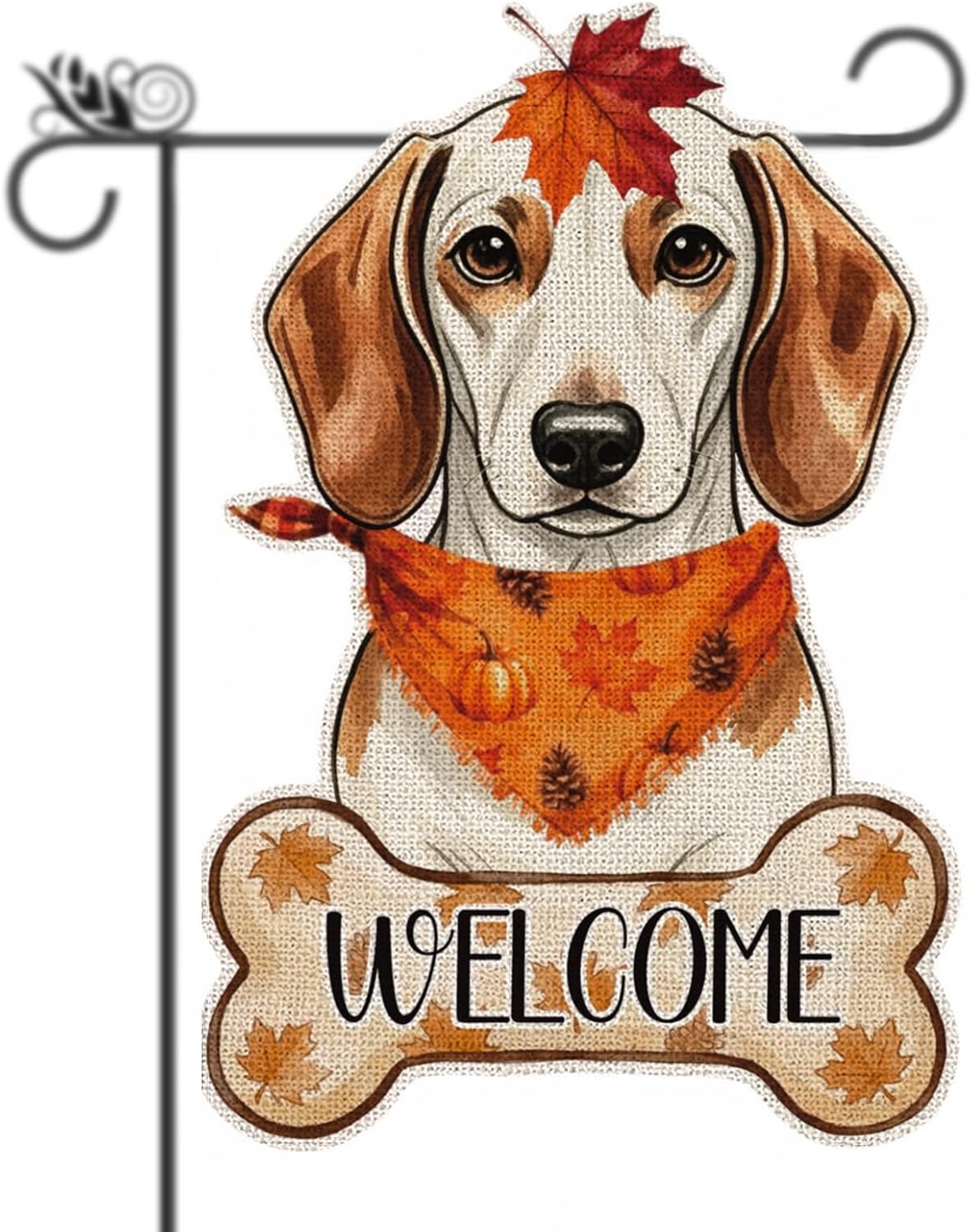 Fall Beagle Decor Outdoor - Beagleund Fall Dog Decor Double Sided Garden Flag Outside Vertical Autumn Holiday Welcome Yard Decoration Lawn Outdoor Decor