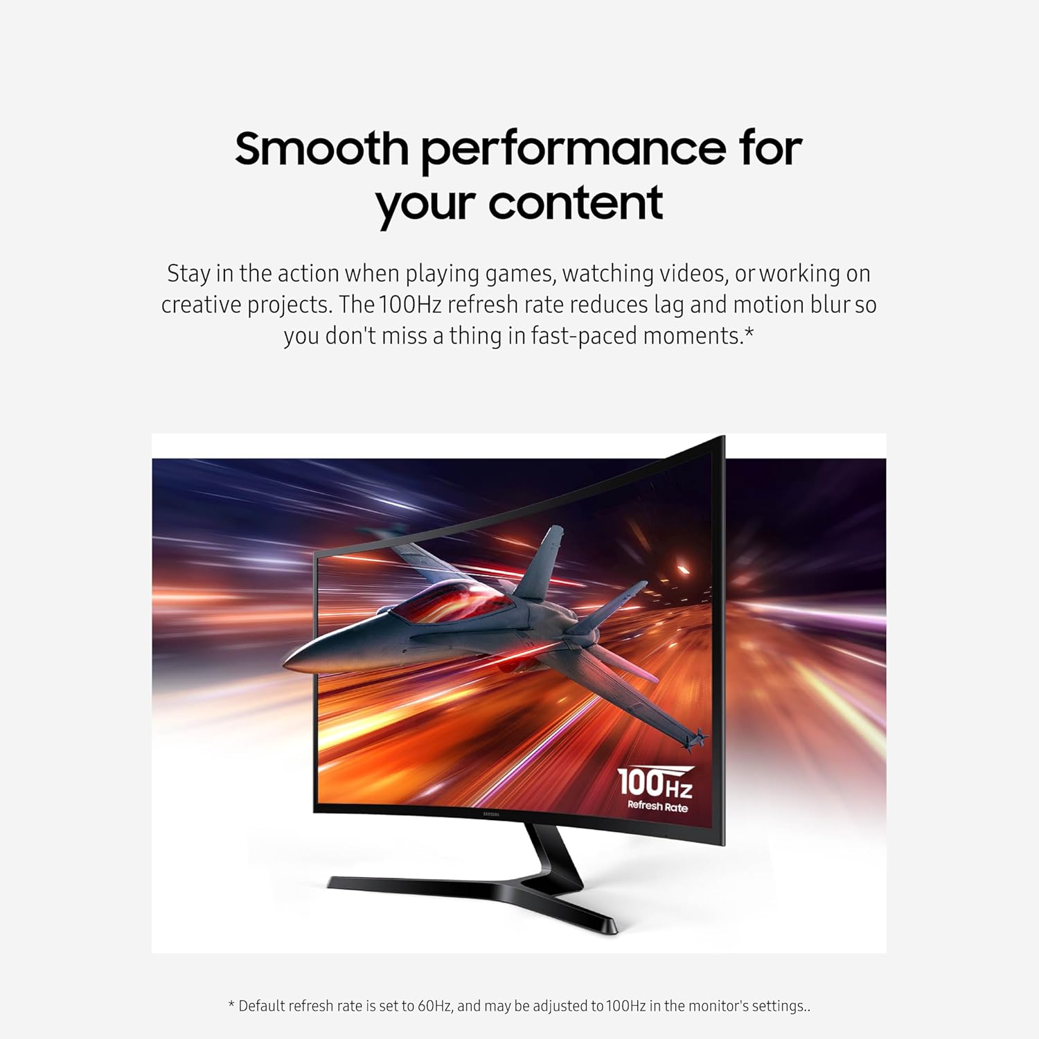 Samsung 27" Essential S3 (S36GD) Series FHD 1800R Curved Computer Monitor