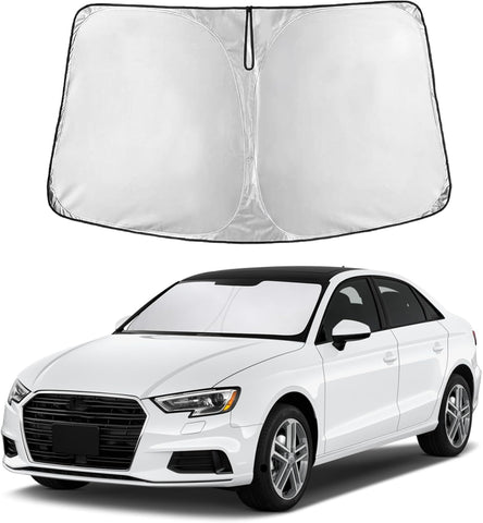EcoNour Windshield Sunshade Compatible for Audi A3 2014-2018 2019 2020