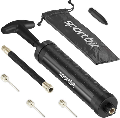 Push & Pull Inflating System, Hand Pump for Basketball, Volleyball, Soccer & Football, Court & Gym Ready