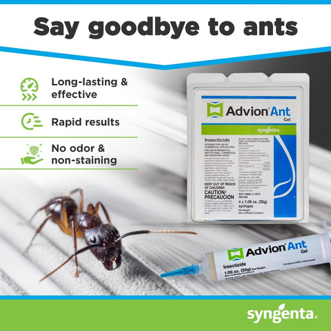 Syngenta Advion Ant Gel 4 tubes 30 grams each