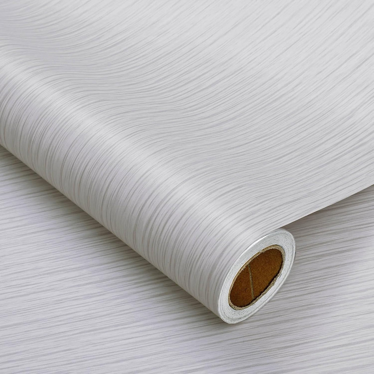 Heroad Peel and Stick Wallpaper Wood Contact Paper Wood Wallpaper Light Grey Wood Grain Contact Paper Thicken Textured for Cabinets and Drawers Countertops Waterproof Self Adhesive Vinyl 17.5" x 197"