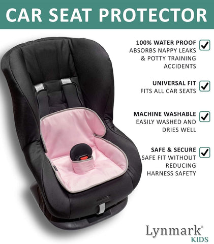 Lynmark® Potty Training Car Seat Protector Cover - Pee Protector, 1 Pk Pink