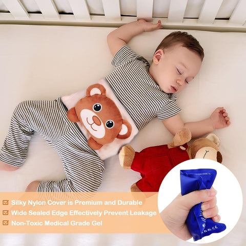 Baby Colic & Gas Relief-Heigoeost Newborns Gripebelt Heating Pad Tummy Wrap