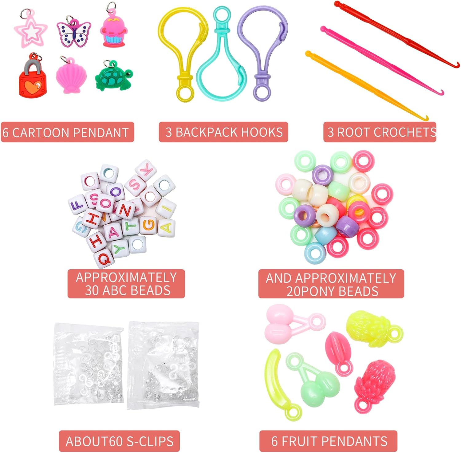 XKDOUS 24 Colors Rubber Band Bracelet Kit, Rubberband Bracelet Making Kit