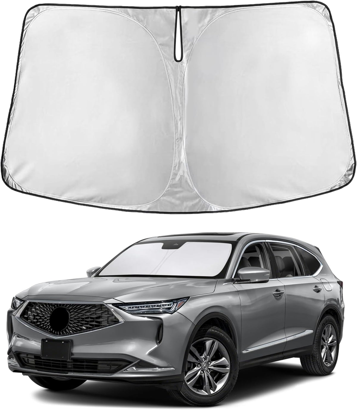 EcoNour Windshield Sunshade Compatible for Acura MDX 2021-2024 2025 2026